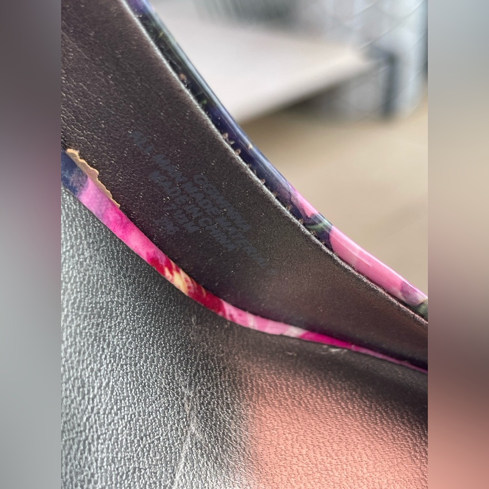 G by Guess Vibrant Pink Floral Heels 7.5 - Picture 6 of 6